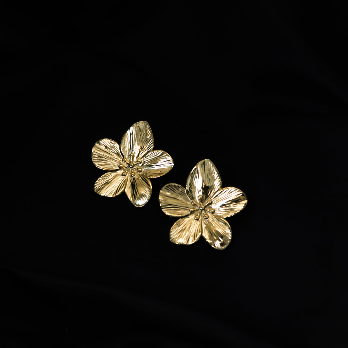 Boucles GOLDY FLOWERS Or